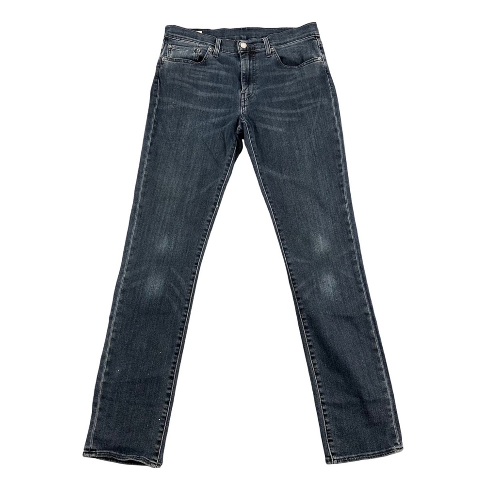 Levi's Premium 511 Slim Jeans Mens 33x34 Dark Wash Blue Denim Stretch